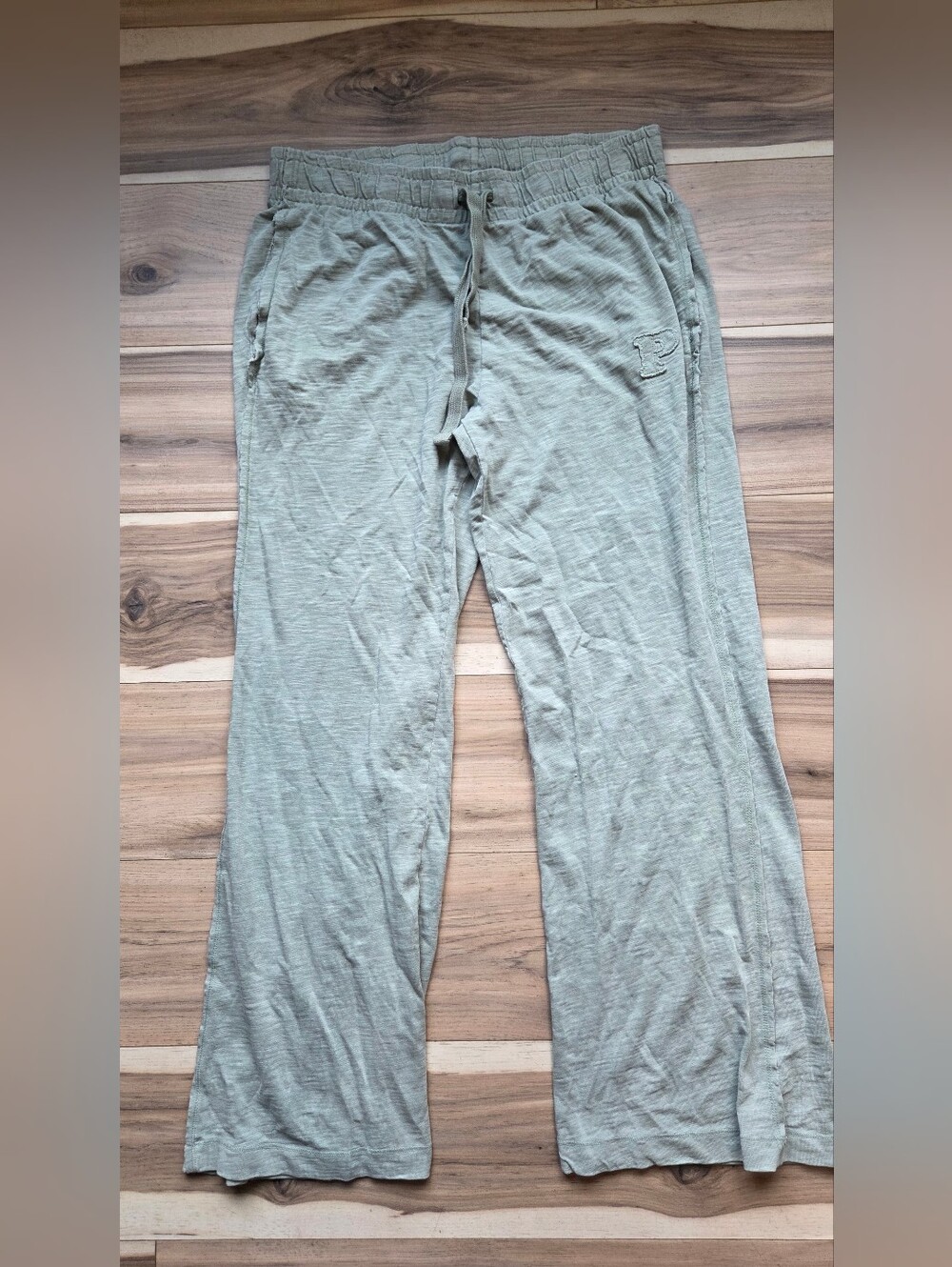 Victoria's Secret PINK Lounge Pants Green Drawstring Yoga Lounge Joggers Size L